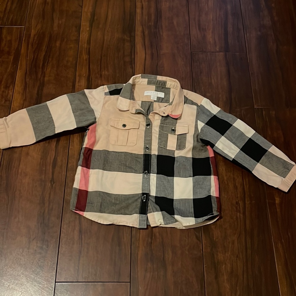 Burberry long sleeve baby boy